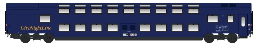 L.S. Models LS49065DC - H0 - Schlafwagen WLABm, CNL, Ep. V